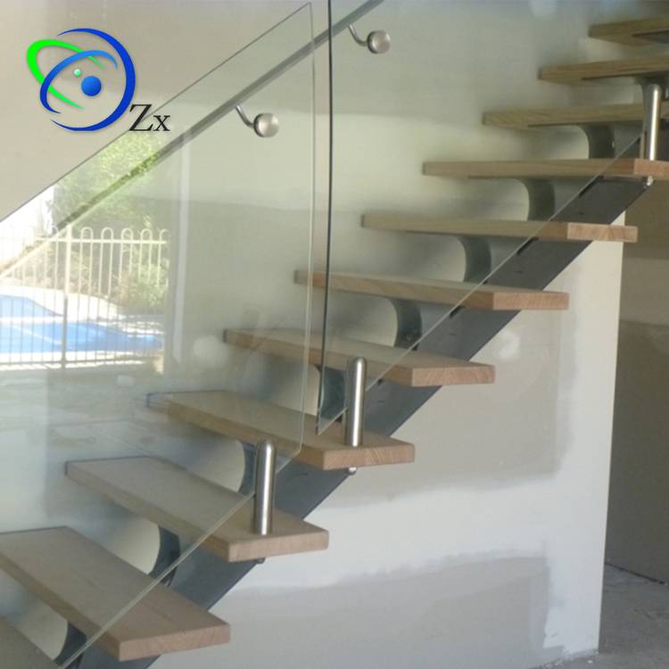 Easy Diy Install Good Finish Mono Beam Staircase Manufacturer Single Stringer Modern Carbon Steel Stair